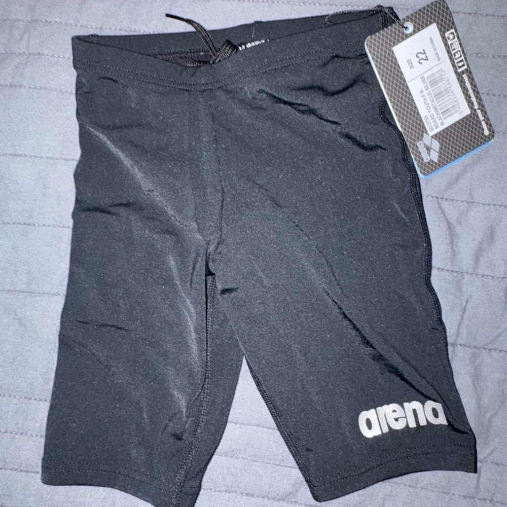Arena Black Youth Athletic Swim Jammers. Size 22. NWT.